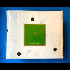 Kate Spade Polka Dot Sheet Set (Full) 🖤